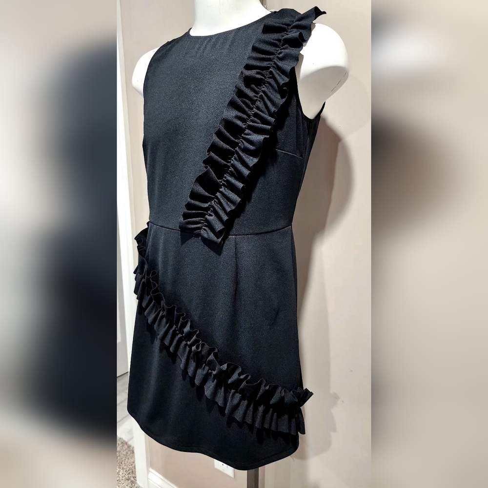 NWT ASOS Ruffle Front Mini Dress Size US 12/ UK 16